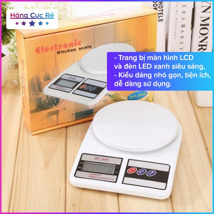 Cân tiểu ly chính xác, Cân đo điện tử 7kg dùng trong nhà bếp + Quà tặng kèm 2 pin - Shop Hàng Cực Rẻ