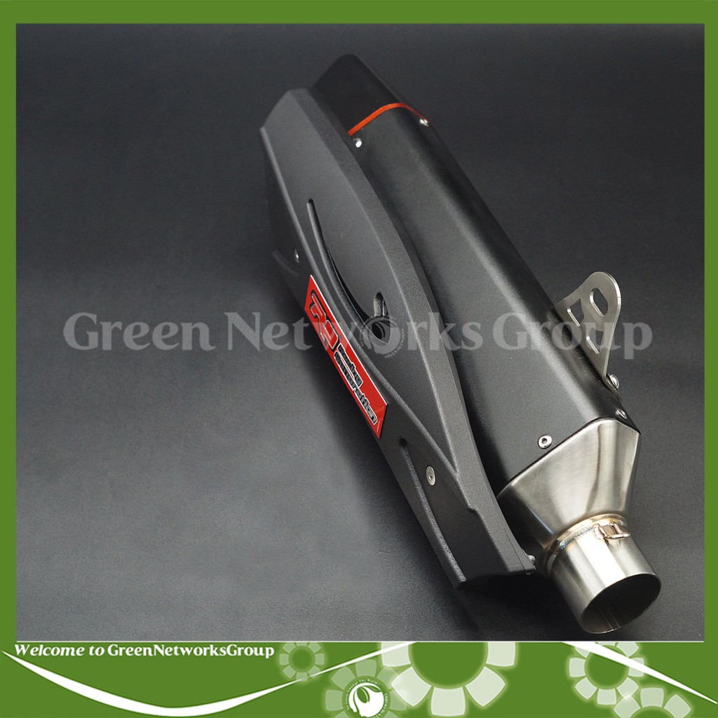 Pô R9 đen nhập khẩu chất lượng âm thanh ra Lớn Đều gắn cho mọi dòng xe máy Greennetworks