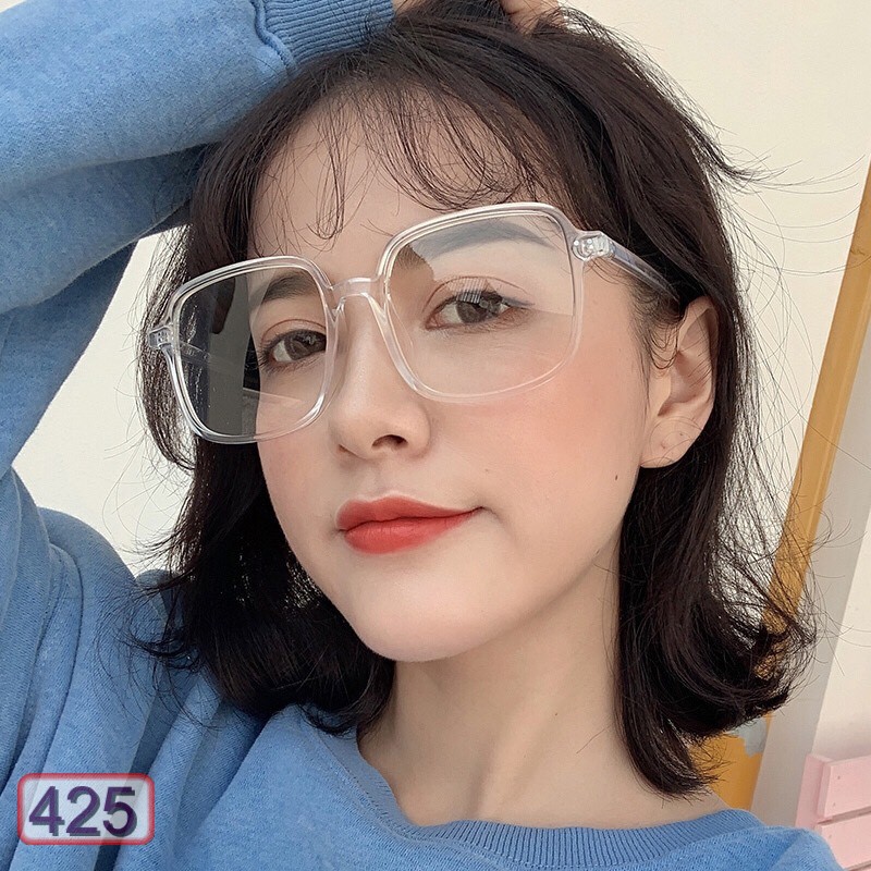 [Mã FARSSTGRE giảm 5K đơn bất kỳ] MẮT KÍNH GIẢ CẬN FORM VUÔNG TEEN 425 HOT TREND CỰC ĐẸP | BigBuy360 - bigbuy360.vn