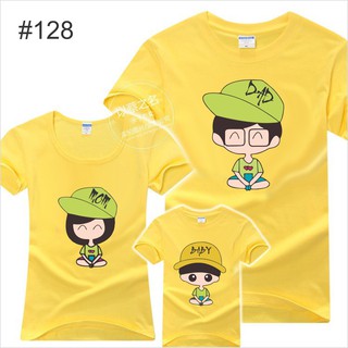 Áo thun in hình Chibi gia đình