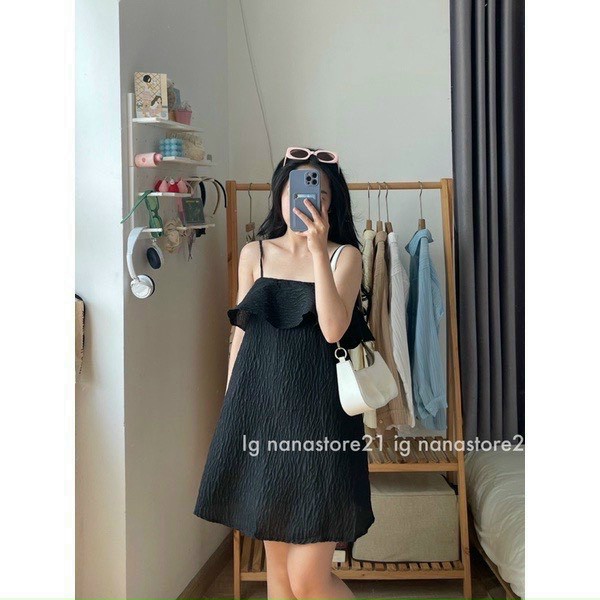 (Mẫu Mới) Váy Hai Dây Có Nút Điều Chỉnh Siêu Xinh UP hhp