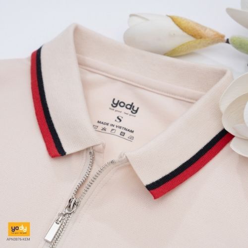 Áo thun polo nữ YODY phông tay ngắn, cổ bẻ vải Cotton, chuẩn form xuất xịn - APN3876