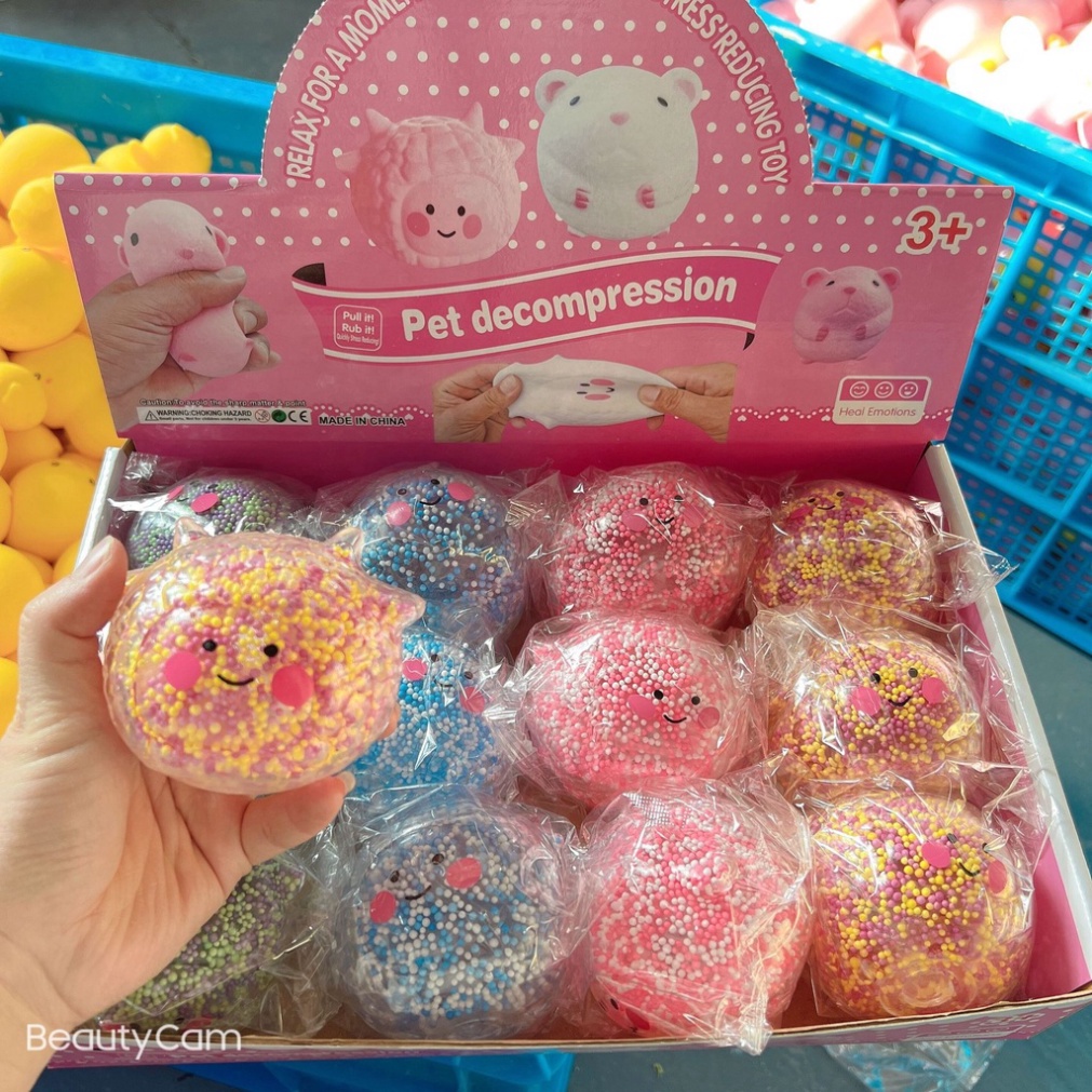 Squishy THỎ XỐP PHÁT SÁNG Mochi đồ chơi bóp tay mềm mịn dễ thương chân thực giảm stress co dãn đàn hồi ngộ nghĩnh bóp gi