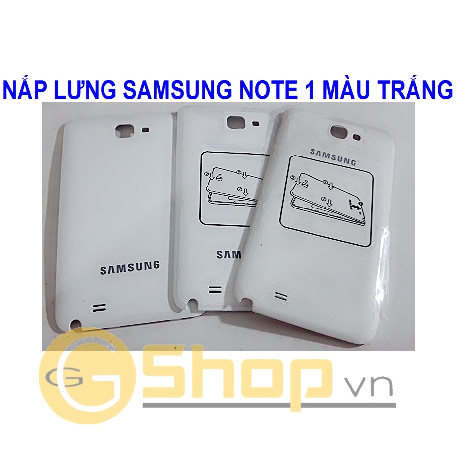 NẮP LƯNG SAMSUNG NOTE 1 MÀU TRẮNG