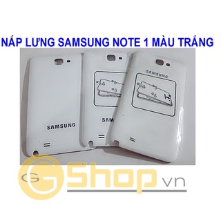 Nắp lưng samsung note 1 màu trắng
