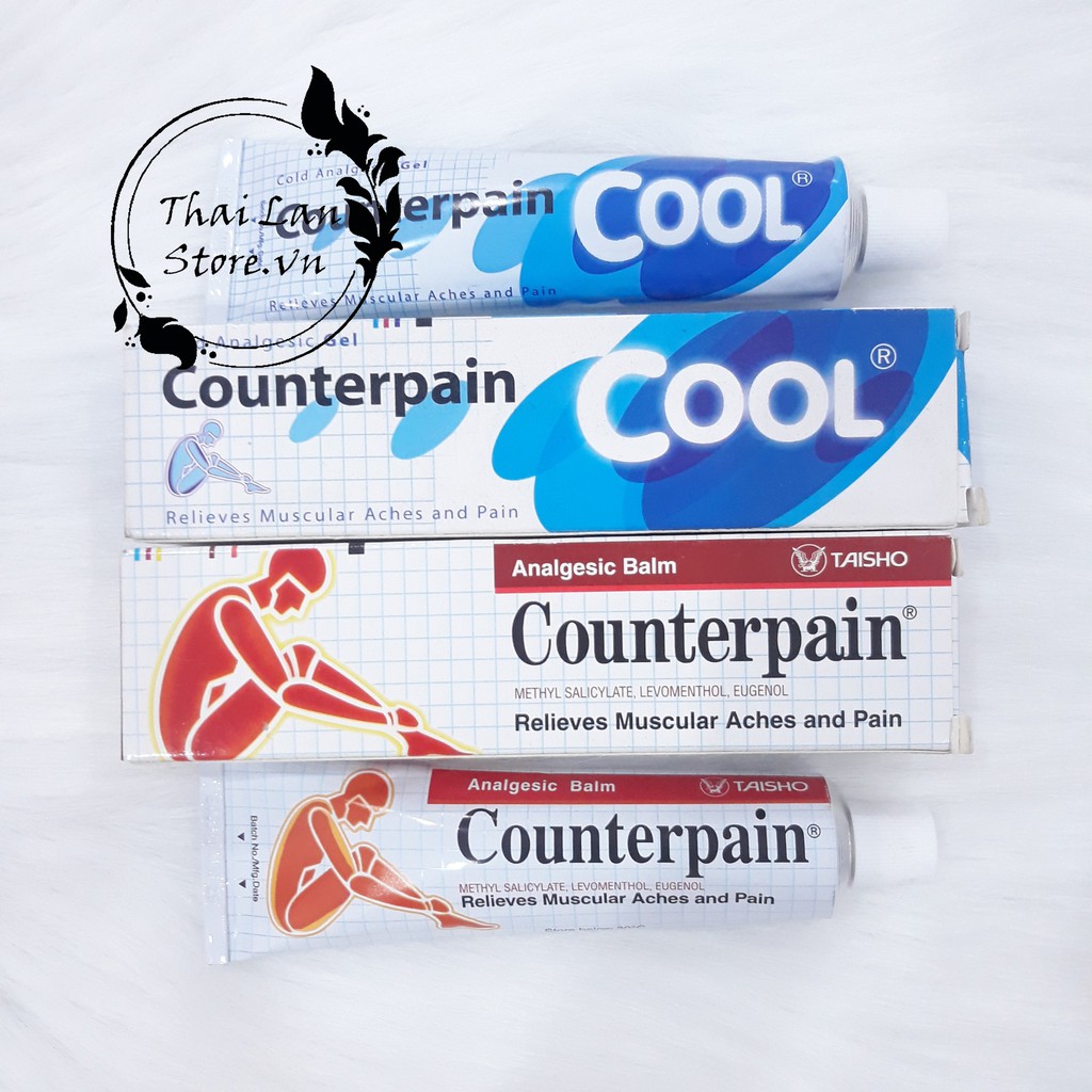 Cao xoa bóp Counterpain Thái Lan 60g dành cho thấp khớp, viên khớp hoặc khuỷu tay quần vợt