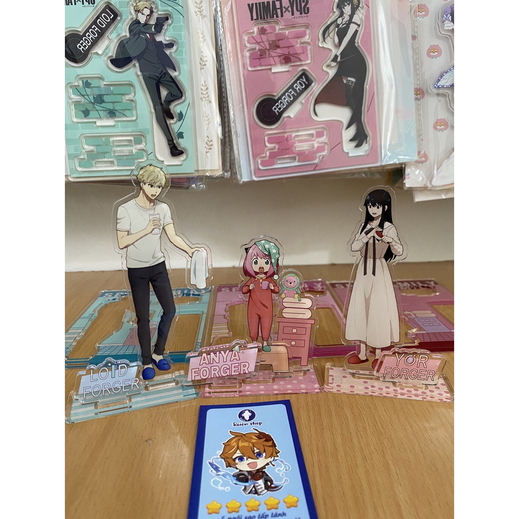 Mô Hình Standee Acrylic Mica Anime Spy x Family