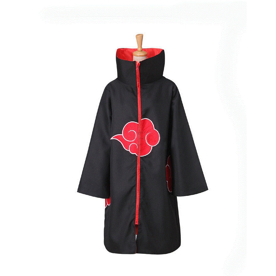 Áo khoác Akatsuki cosplay Itachi hóa trang anime Naruto (Aries Cos)