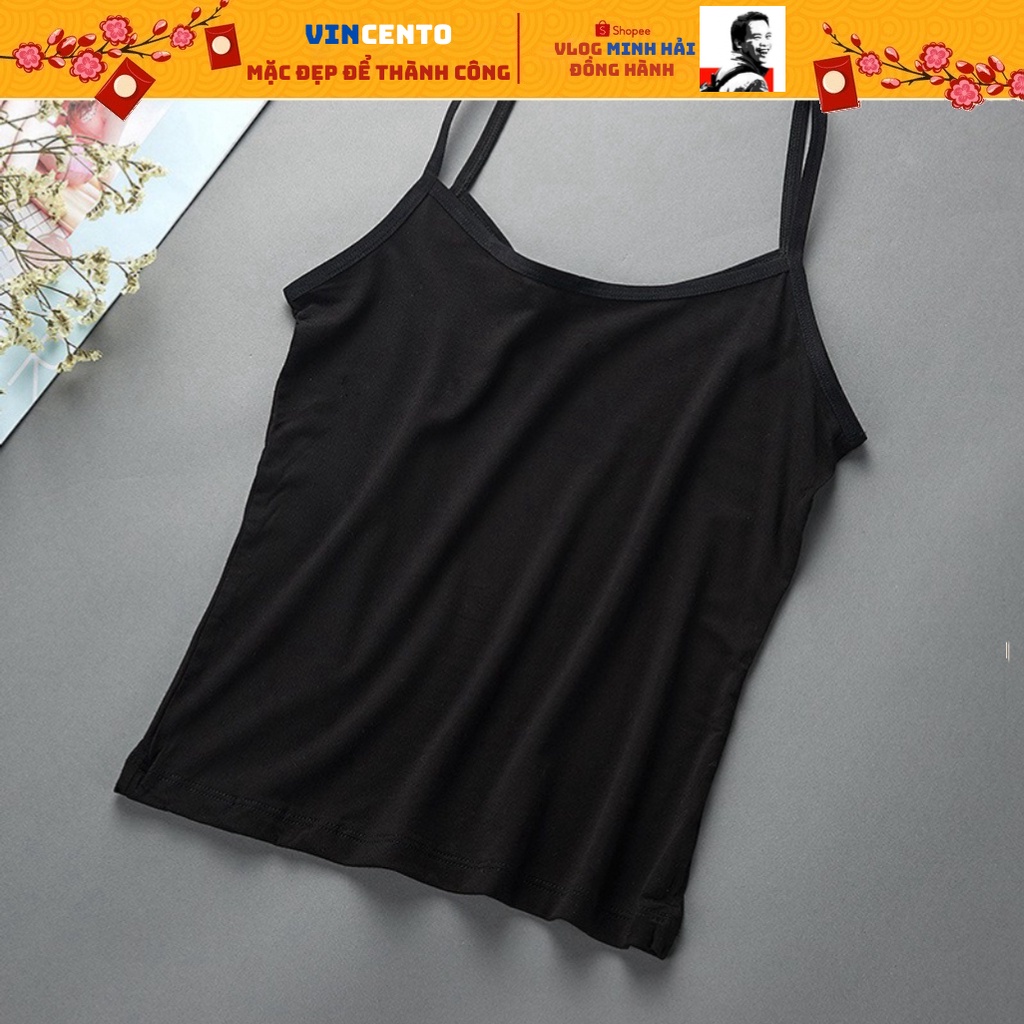 Áo Hai Dây Cotton Mặc Trong Áo Vest