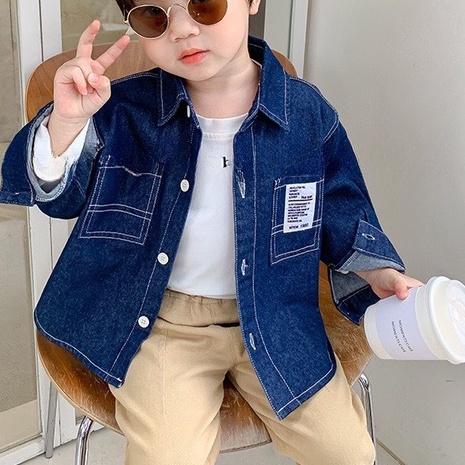 Áo jeans cho bé trai và bé gái, áo jean khoác ngoài_T2
