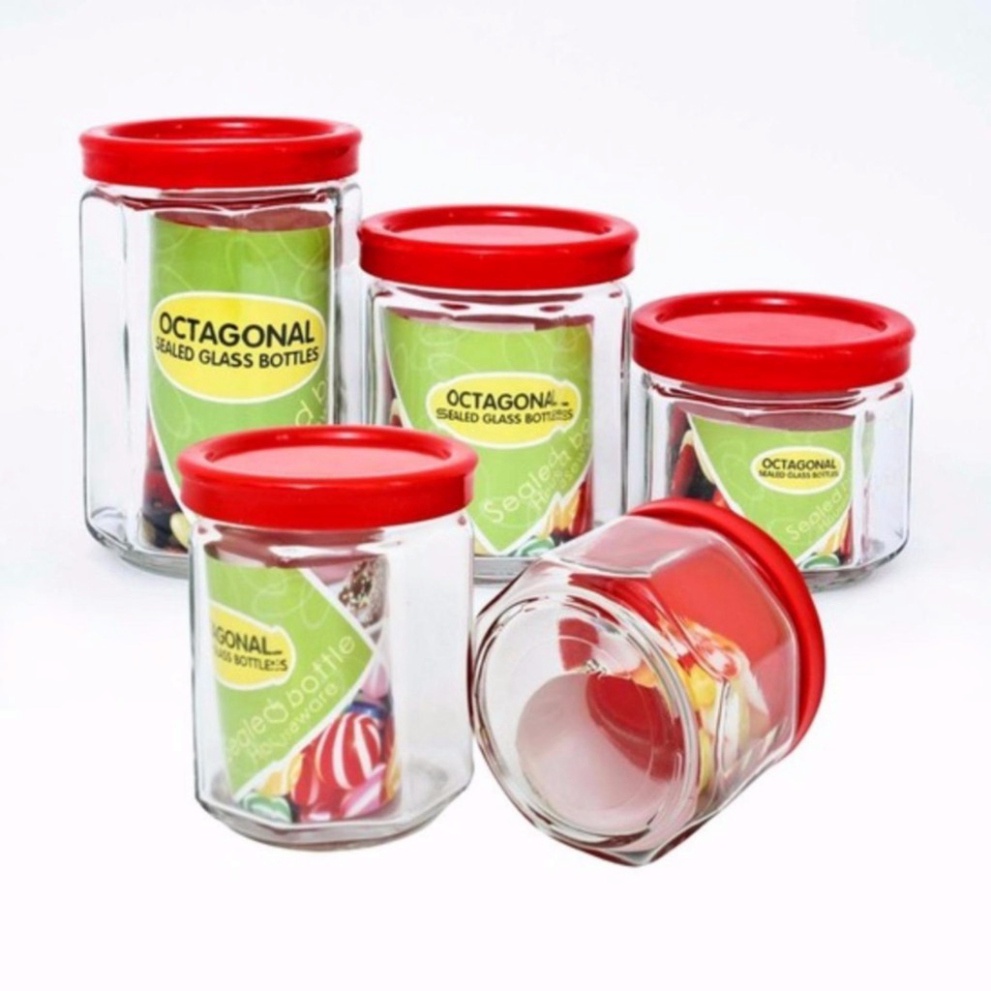 Bộ gia vị thủy tinh 5 chiếc
