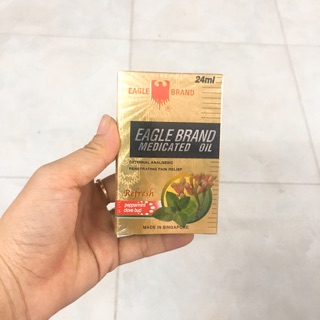 Dầu gió con ó nước vàng Eagle Brand 24ml