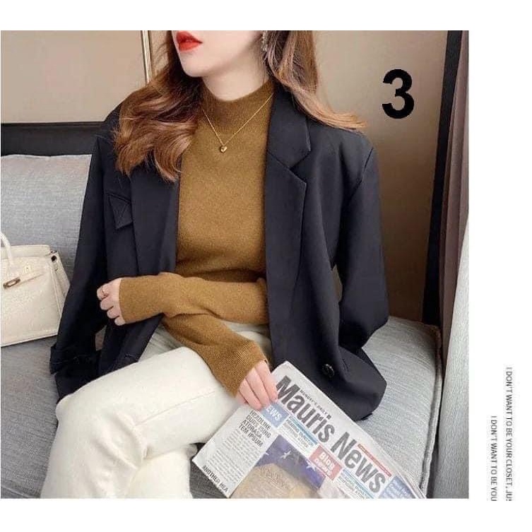 ÁO LEN TĂM QC CỔ 3CM 8 MÀU | BigBuy360 - bigbuy360.vn