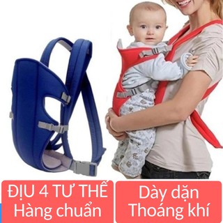 Địu trẻ em 4 tư thế an toàn cho bé 4-12 tháng