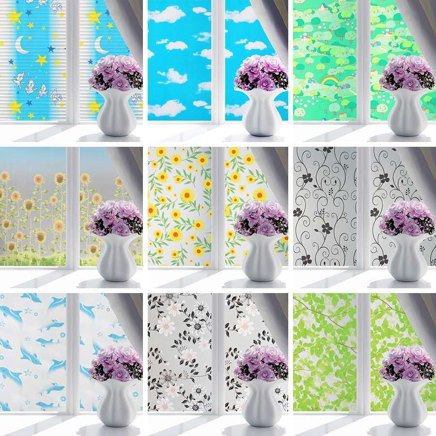 [Mã LIFEHLDEC giảm 10% đơn 99k] Decal 45cm rộng dán kính có sẵn keo ( giá 1 mét dài ) - 40 DÁN MỜ TN1230