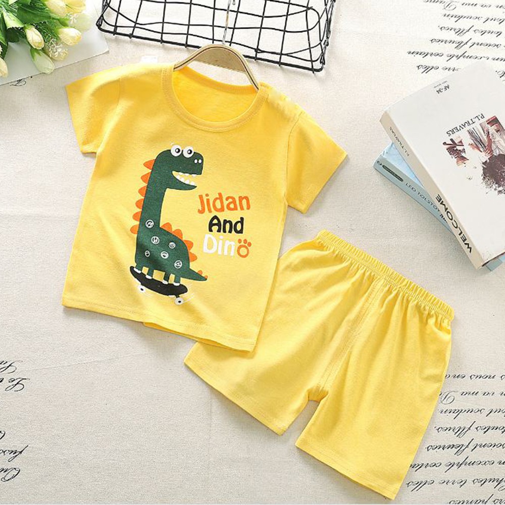 BỘ QUẦN ÁO CHO BÉ TRAI BÉ GÁI JIDAN AND DINO