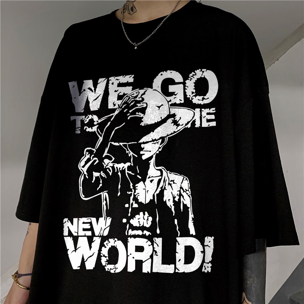 Áo thun Luffy - One pice - Unisex - Top áo thun Cam kết chất lượng sản phẩm