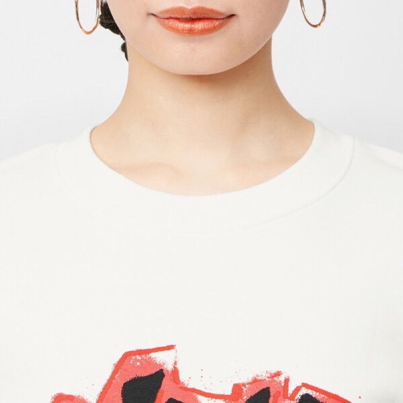 Áo nỉ da cá nữ New Sensation dễ thương của GU - Nhật