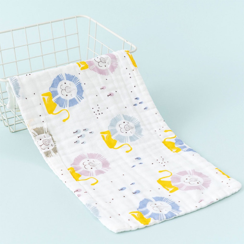 Yếm Cotton 6 Lớp Họa Tiết Hoạt Hình Đáng Yêu Cho Bé