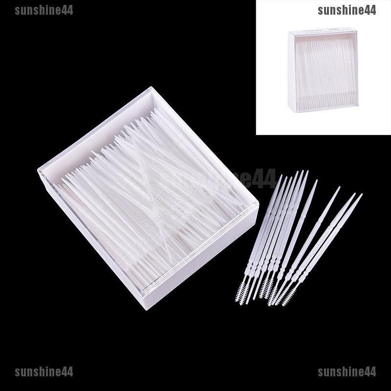 Bộ 300 tăm xỉa răng 2 đầu bằng nhựa tiện dụng