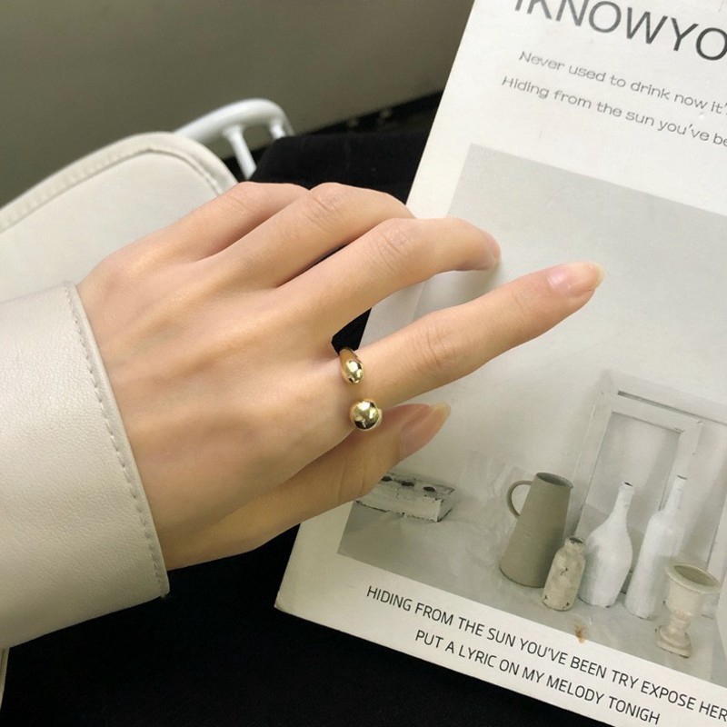 Nhẫn Kim Loại Thiết Kế Độc Đáo Phong Cách Vintage 💕 Nhẫn nữ