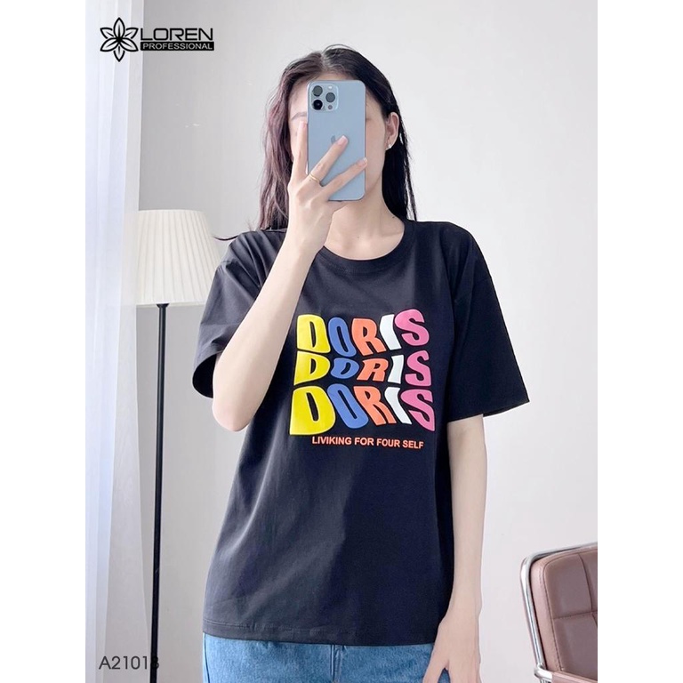 Áo thun nữ LOREN Cao Cấp Cotton Co giãn 4 chiều.