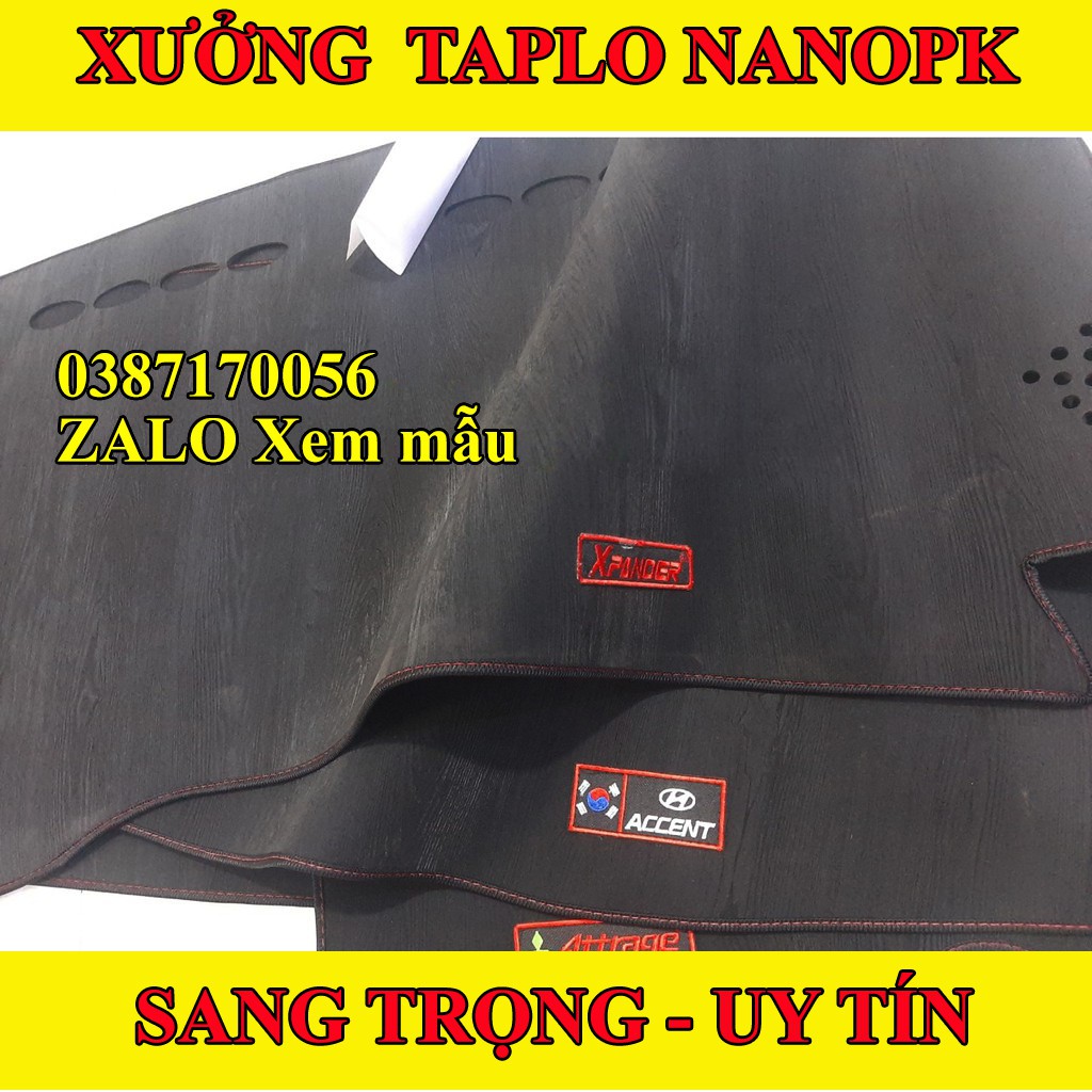 [HÀNG XỊN]Thảm taplo TOYOTA INNOVA  2006-2020 Da VÂN GỖ CAO CẤP, 3 LƠP CHỐNG TRƯỢT, bảo hành 10 năm, Xưởng taplo NanoPK