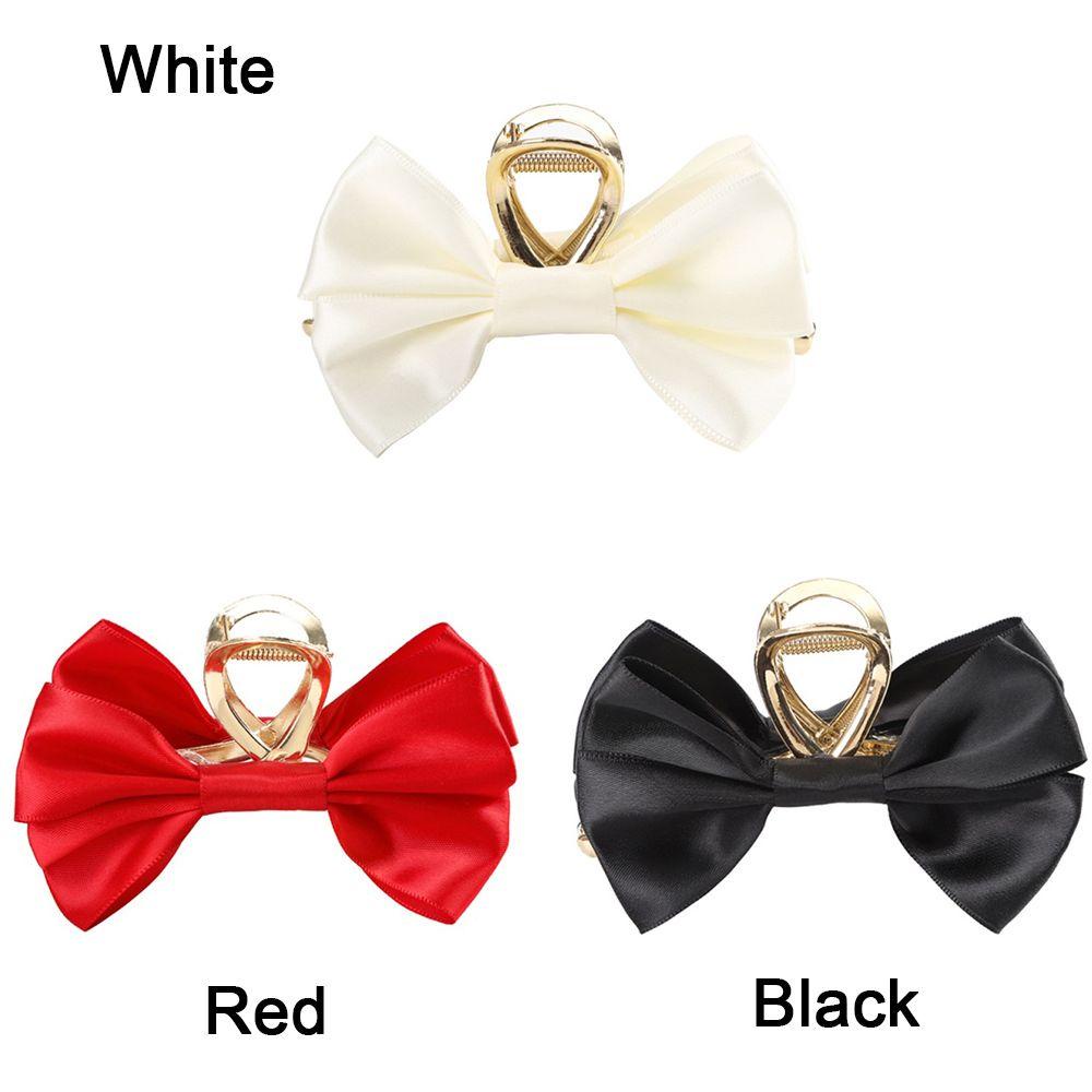 EUTUS Hair Claw Clip Banquet Gift Elegant Strongly Fixed Headwear Female Bow Side Clip
