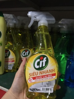 Cif lau bếp 520ml