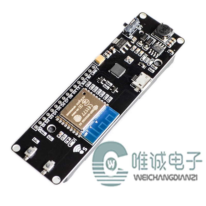 Mô Đun Wifi Esp - Wroom - 02 D1 Esp8266 + 18650 Pack D1