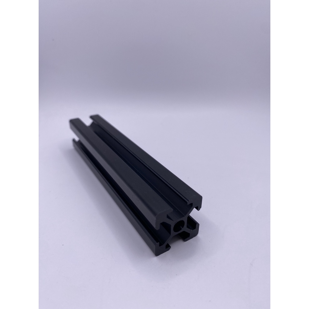 Thanh nhôm định hình 2020 T-slot màu đen phân loại dưới 500mm. Nhận cắt theo kích thước yêu cầu