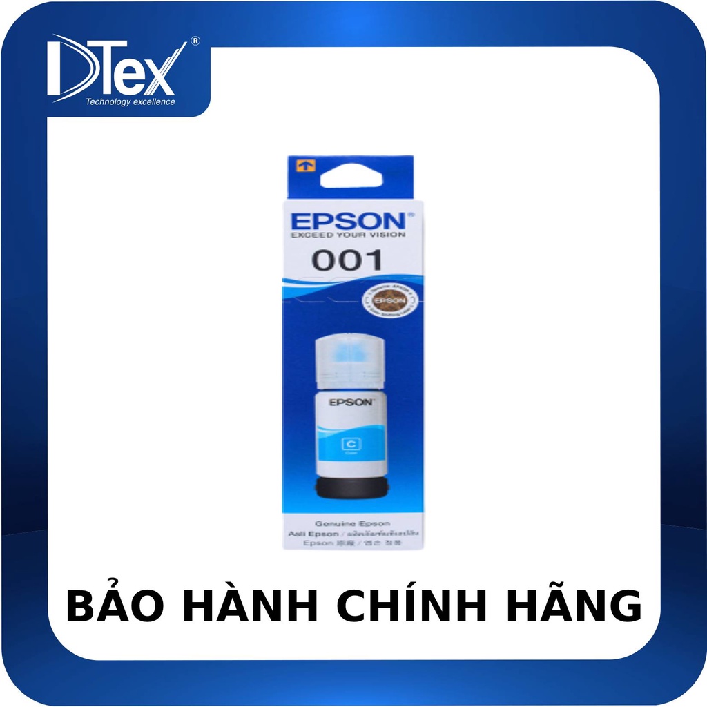 Mực in Epson 001 Ink Bottle - HÀNG CHÍNH HÃNG