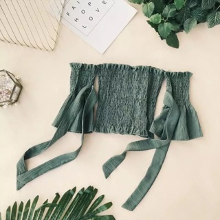 [ORDER] ÁO CROPTOP TRỄ VAI DÁNG ÔM (CÓ ẢNH THẬT)
