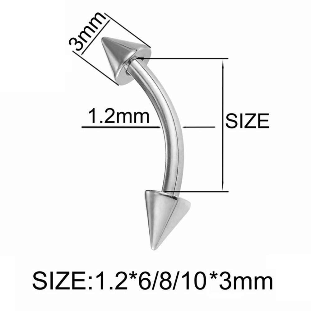 Khuyên Xỏ Cơ Thể Bằng Thép Không Gỉ Cá Tính Cho Nam Và Nữ