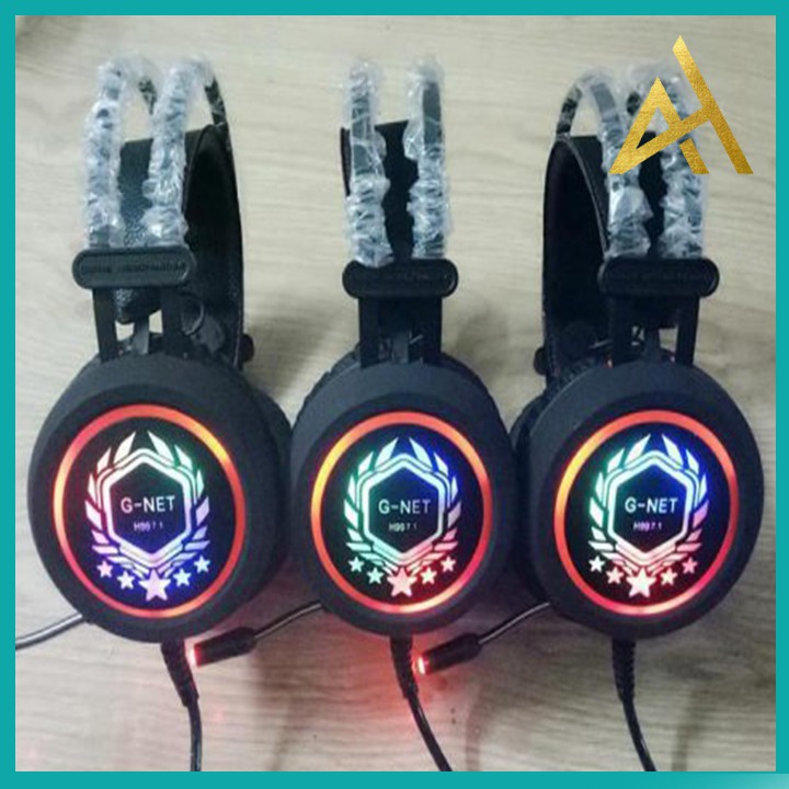 Tai Nghe Gaming Có Dây Headphone Chụp Tai GNET H99 Đèn LED - Tai Nghe Nhạc Máy Vi Tính Laptop Game Thủ Có Micro