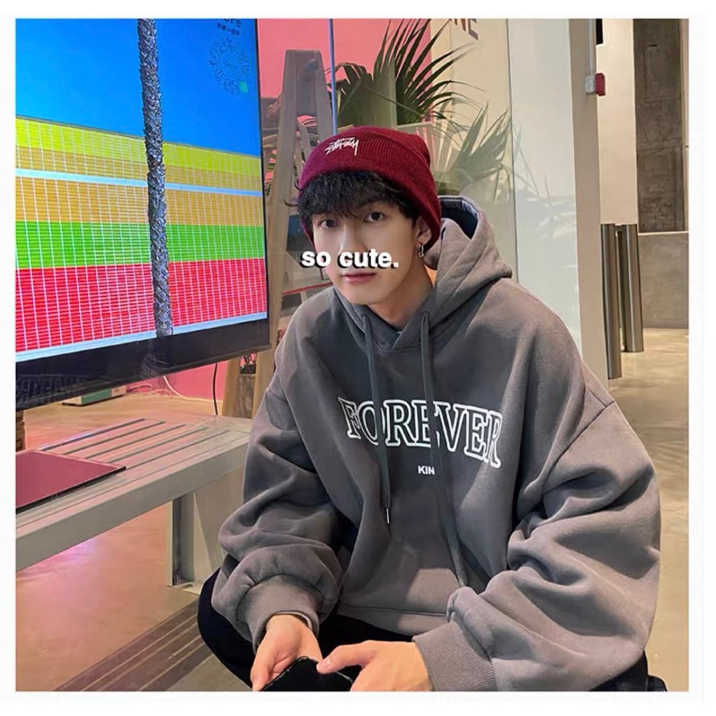 áo khoác hoodies unisex có mũ 2 lớp dày dặn nam nữ mặc đều đẹp