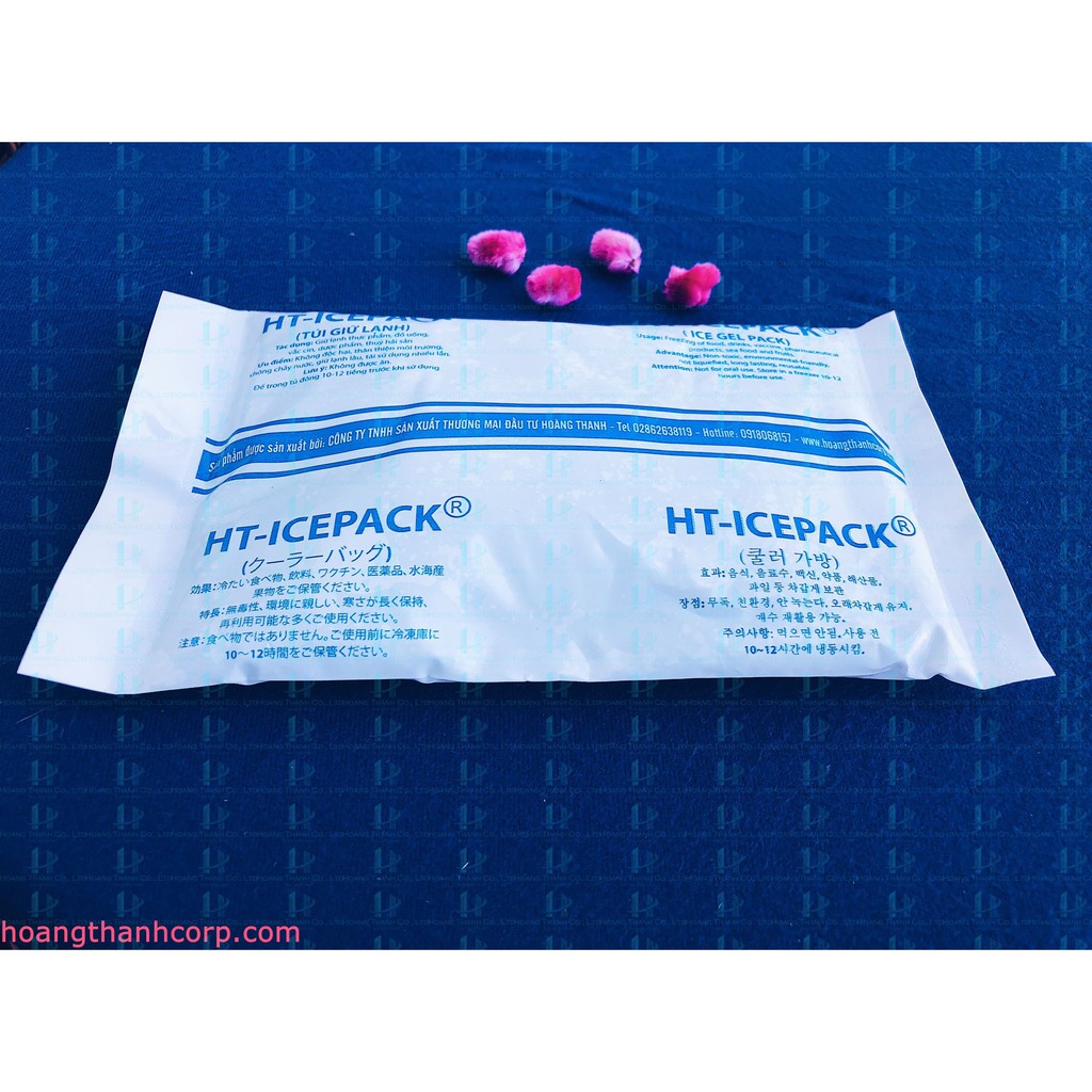 5 BỊCH ĐÁ GEL ĐÁ KHÔ HT ICE PACK – 350 GR