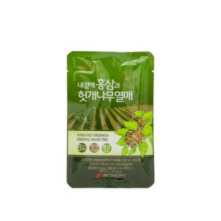 Nước Bổ Gan Hồng Sâm (50ml x 30 gói) - Daedong Korea Ginseng