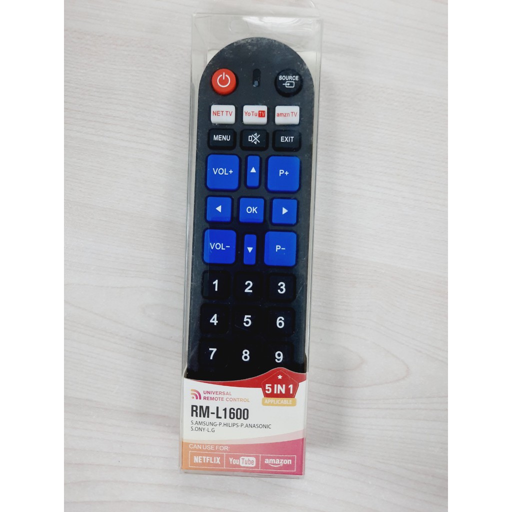 Remote Điều khiển TV đa năng các dòng LCD/LED của Samsung-Philips-Panasonic-Sony-LG Hàng tốt Tặng kèm Pin