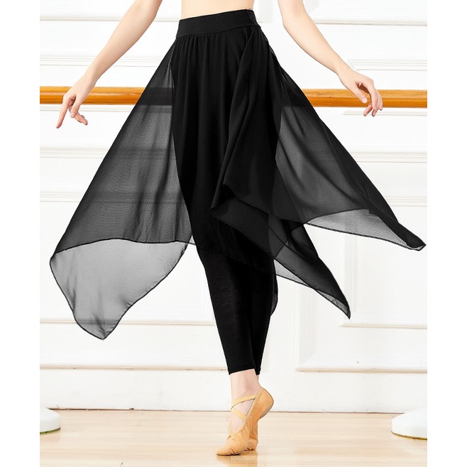 Quần legging váy dài tập múa, nhảy, dance, yoga Q1718