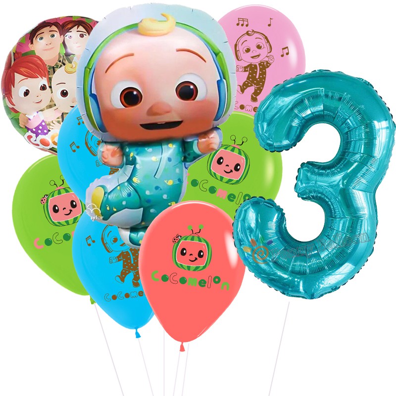 Set 9 Bong Bóng Trang Trí Tiệc Sinh Nhật