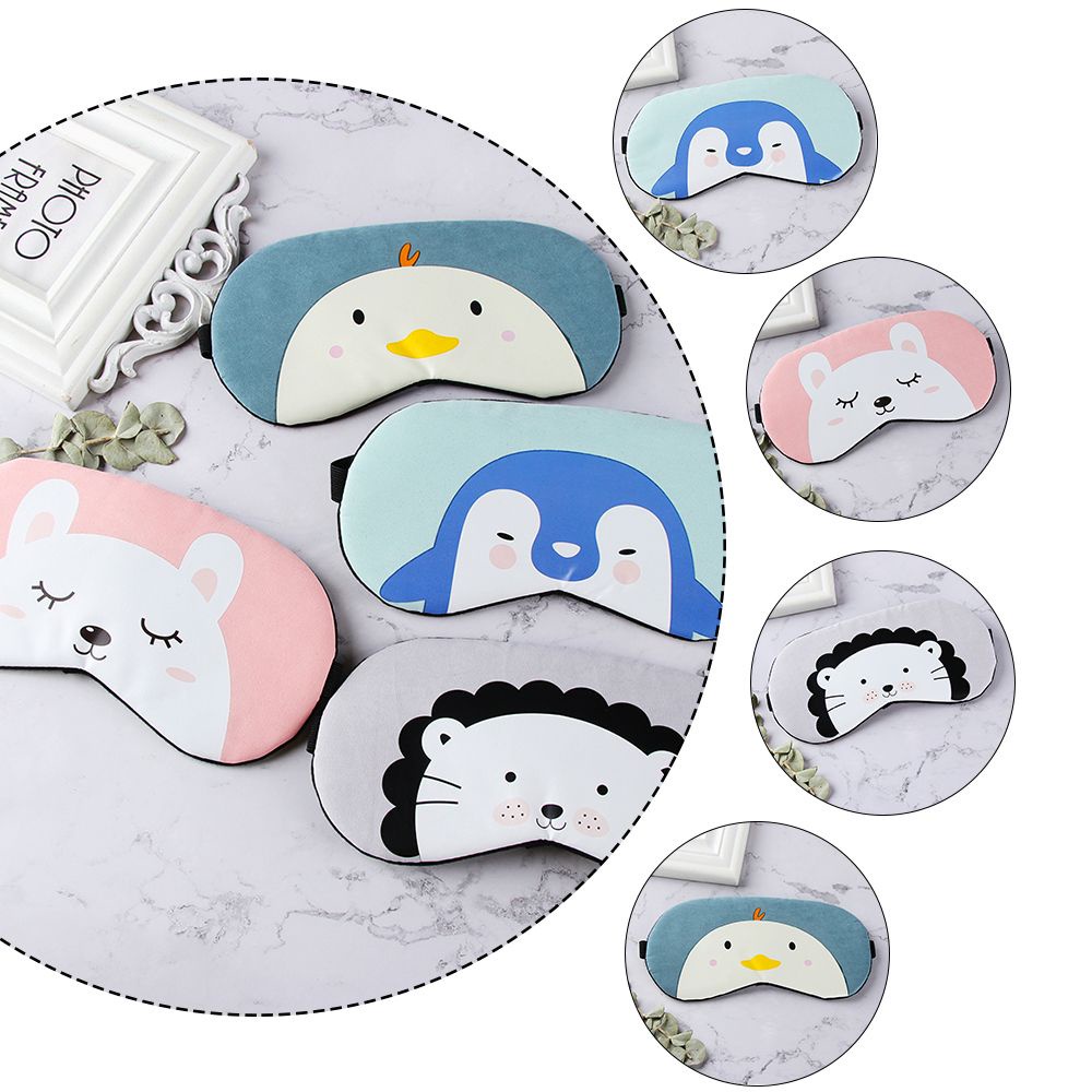 [Hàng mới về] Bịt mắt ngủ mềm mại họa tiết hoạt hình dễ thương