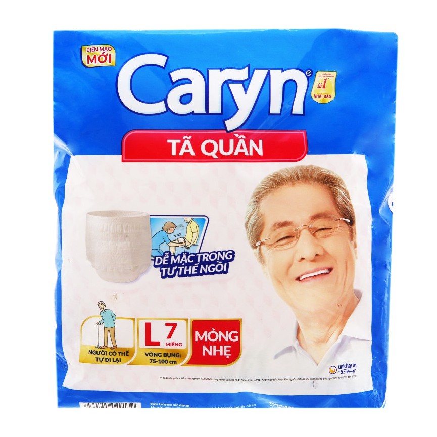 Tã quần Caryn chính hãng đủ size (size L & M)