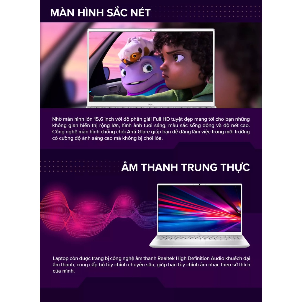 Laptop Dell Inspiron 7501 15.6 inches FHD (Intel / i7-10750H / 8GB / 512GB SSD) X3MRY1 - HÀNG CHÍNH HÃNG | BigBuy360 - bigbuy360.vn