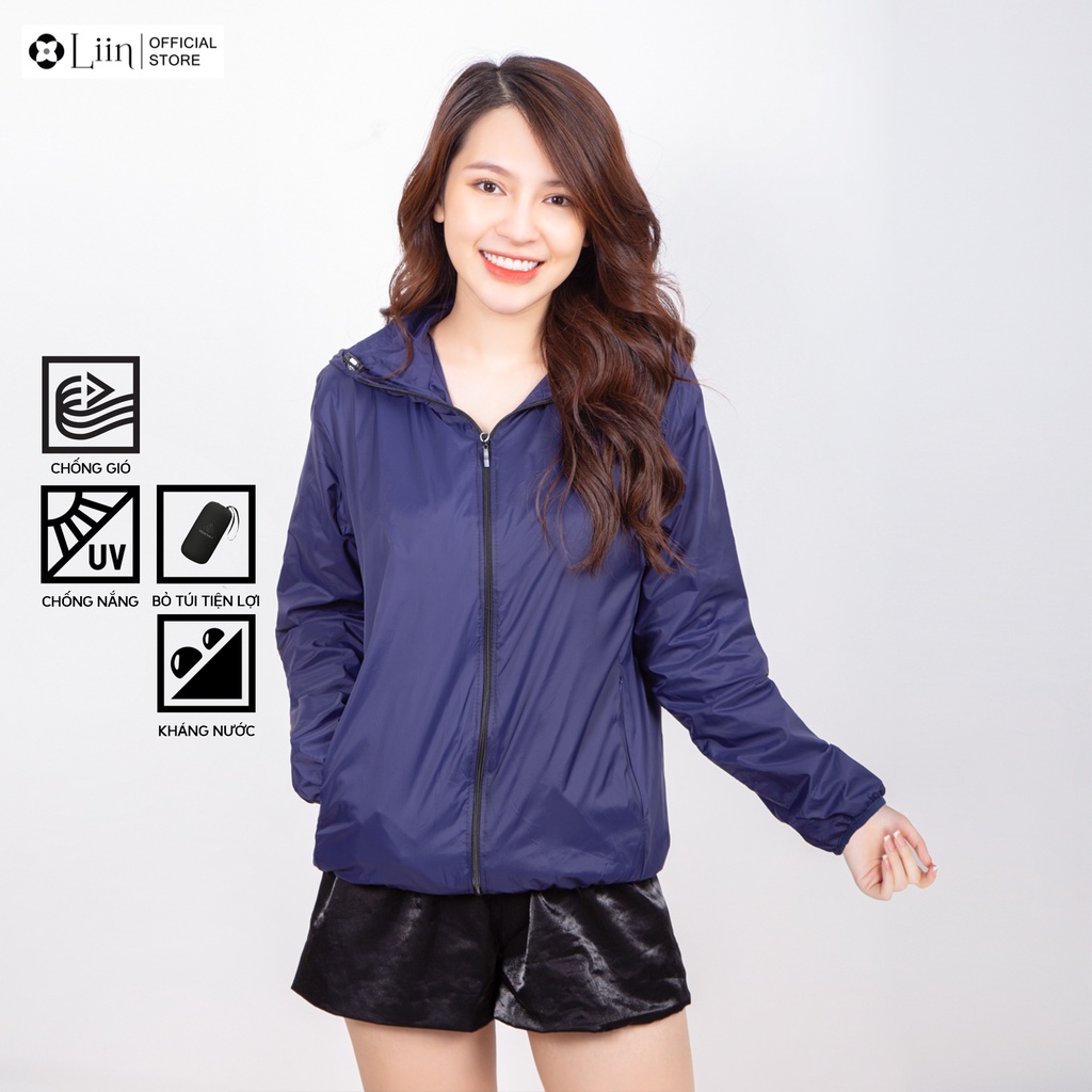 Áo khoác gió thiết kế 2 lớp, nhiều màu, đủ size chống nước, siêu đẹp Liin clothing A2179