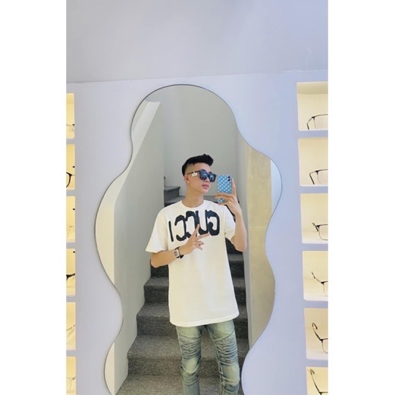 Áo phông Nam in chữ Dáng rộng Unisex, Áo thun Nữ tay lỡ hot trend