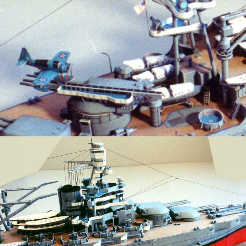 Mô Hình Máy Bay Chiến Đấu 3d Diy Tỉ Lệ 1: 250 Uss Arizona Bb-39