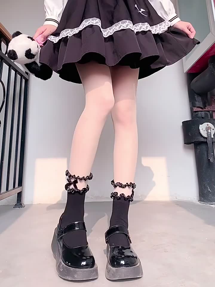 Tất Vớ cao cổ nữ công chúa Jengiang phong cách Lolita đính nơ thời trang Nhật Bản T1394 | BigBuy360 - bigbuy360.vn
