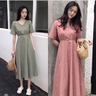 Váy caro hồng (Phương Linh)