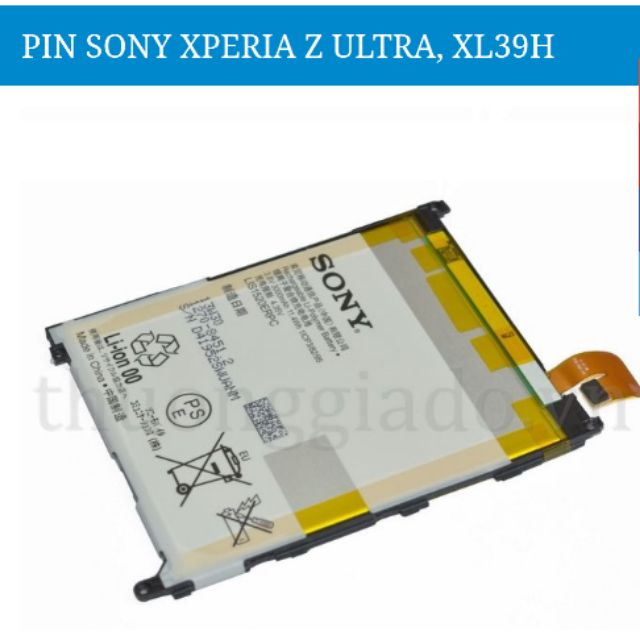 Pin sony Z ULTRA XL39H xịn bảo hành 6 tháng